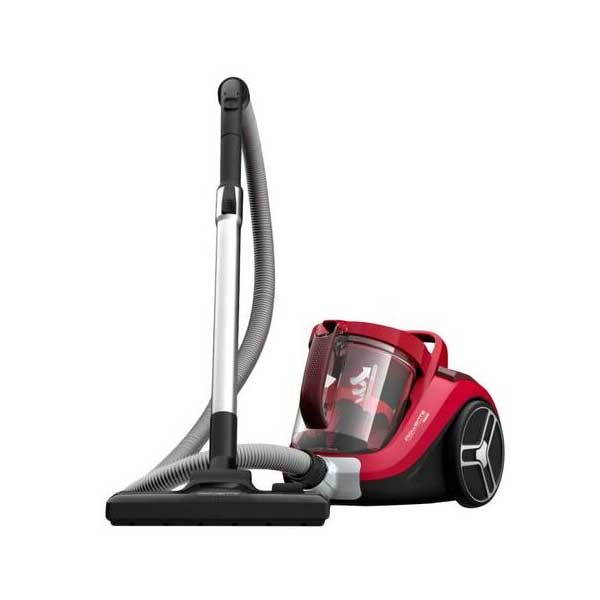 Tefal Compact Bagless Vacuum Cleaner TW4853HA Power XXL 550W, 3 level Filtration, 2.5L Dust Container – Red